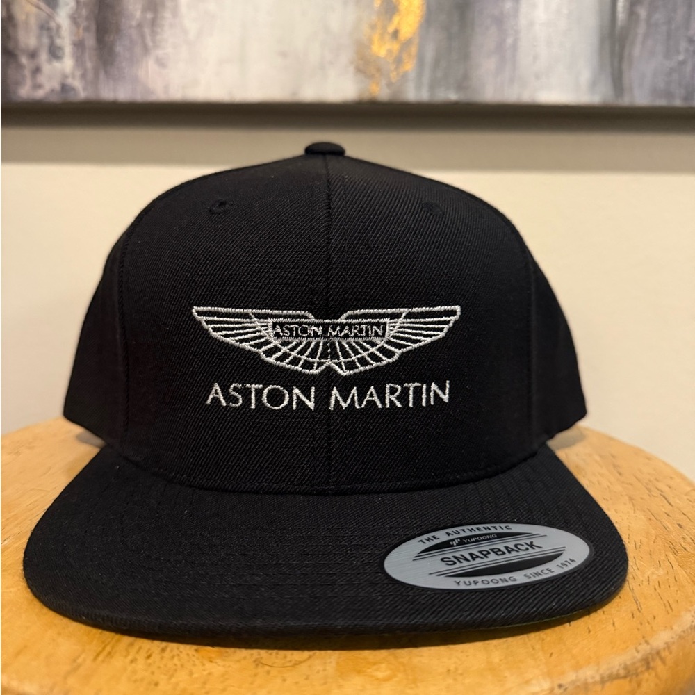 Aston Martin Black Snapback Hat